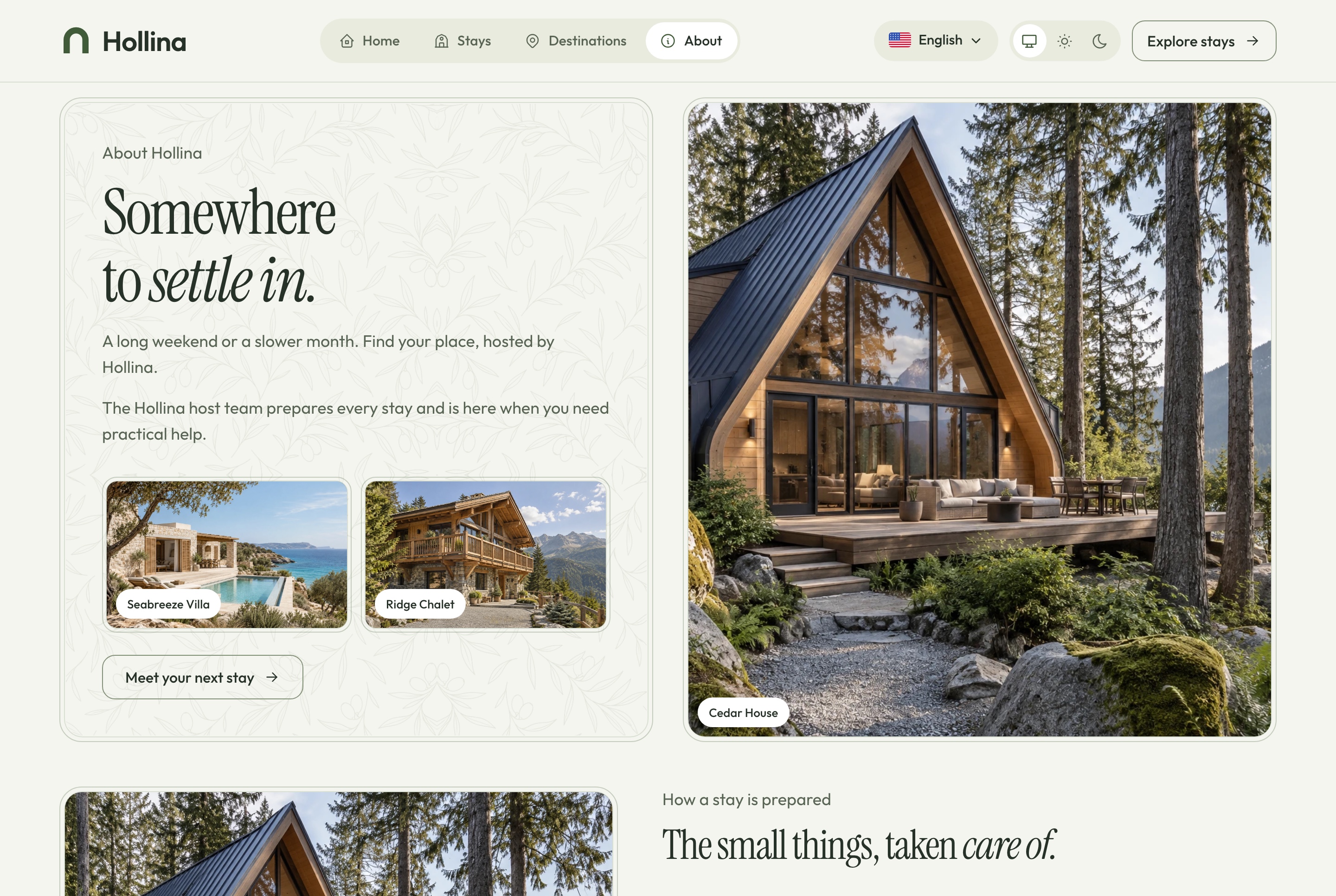 About, light theme
