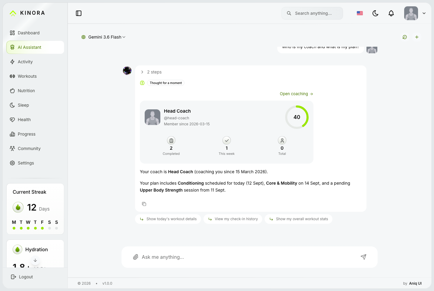 AI assistant, coaching, light