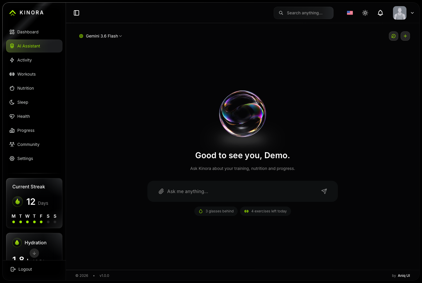 AI assistant, dark