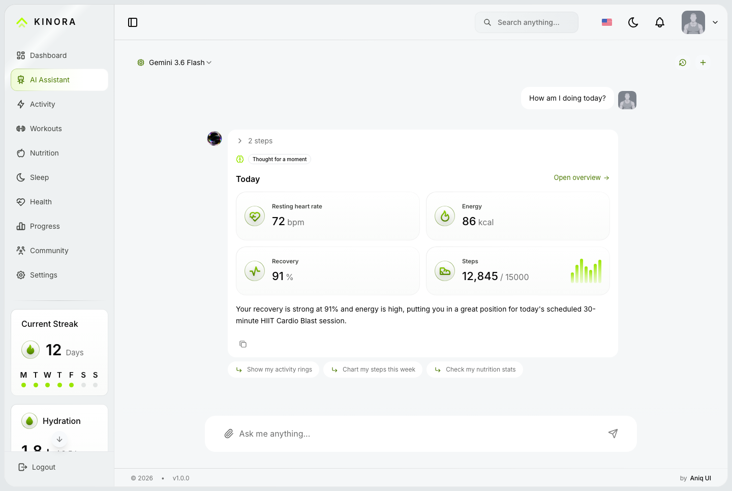 AI assistant, the day, light