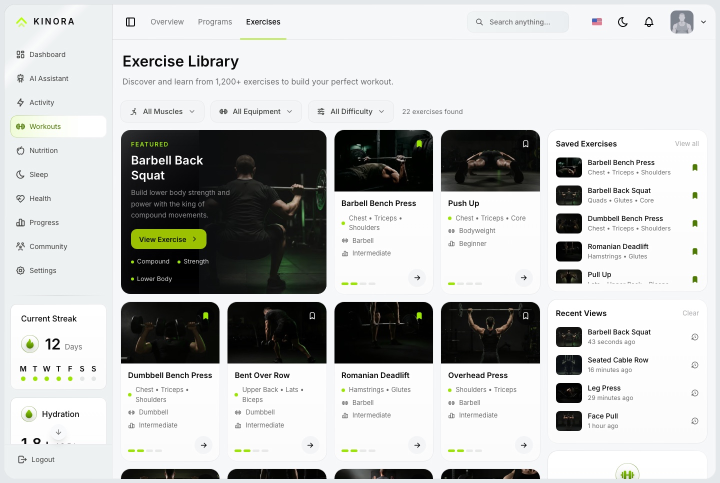 Exercise library, light